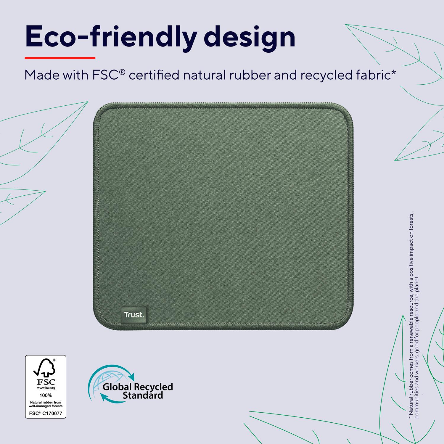 Boye Mousepad made of 100% recycled material Eco Green