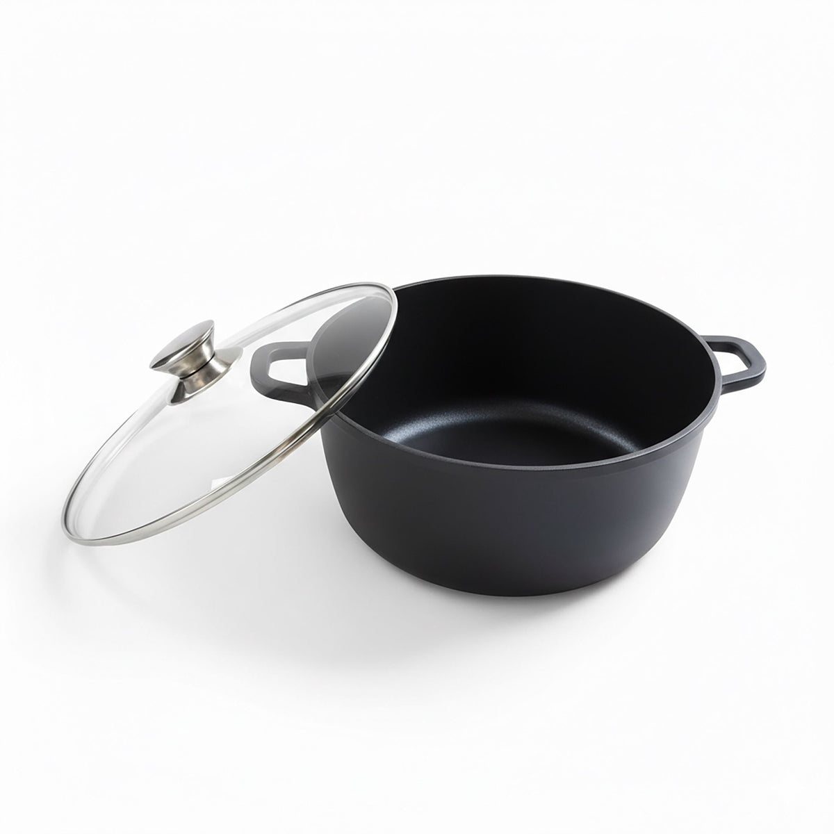 Braising Pot with Glass Lid, Cast Aluminium, Non-Stick