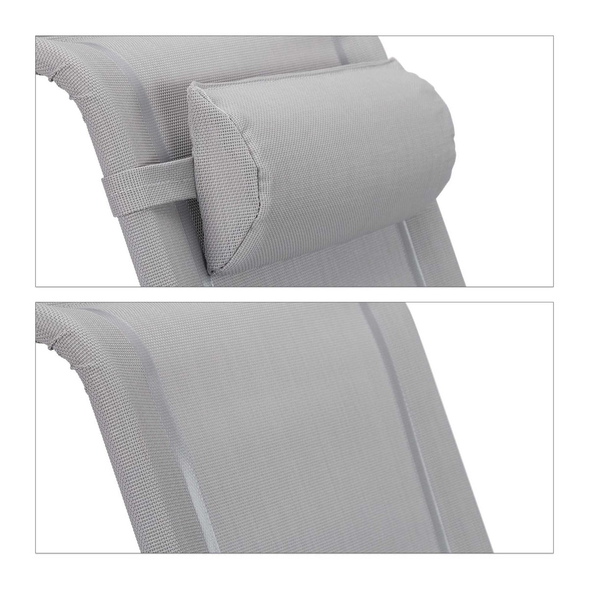 Brass chair with neck pillow