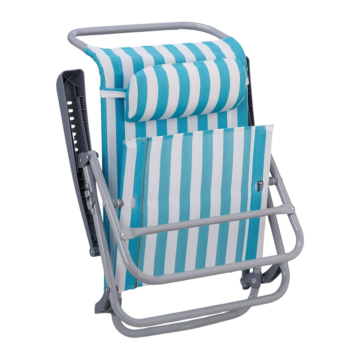 Brass chair with neck pillow - foldable