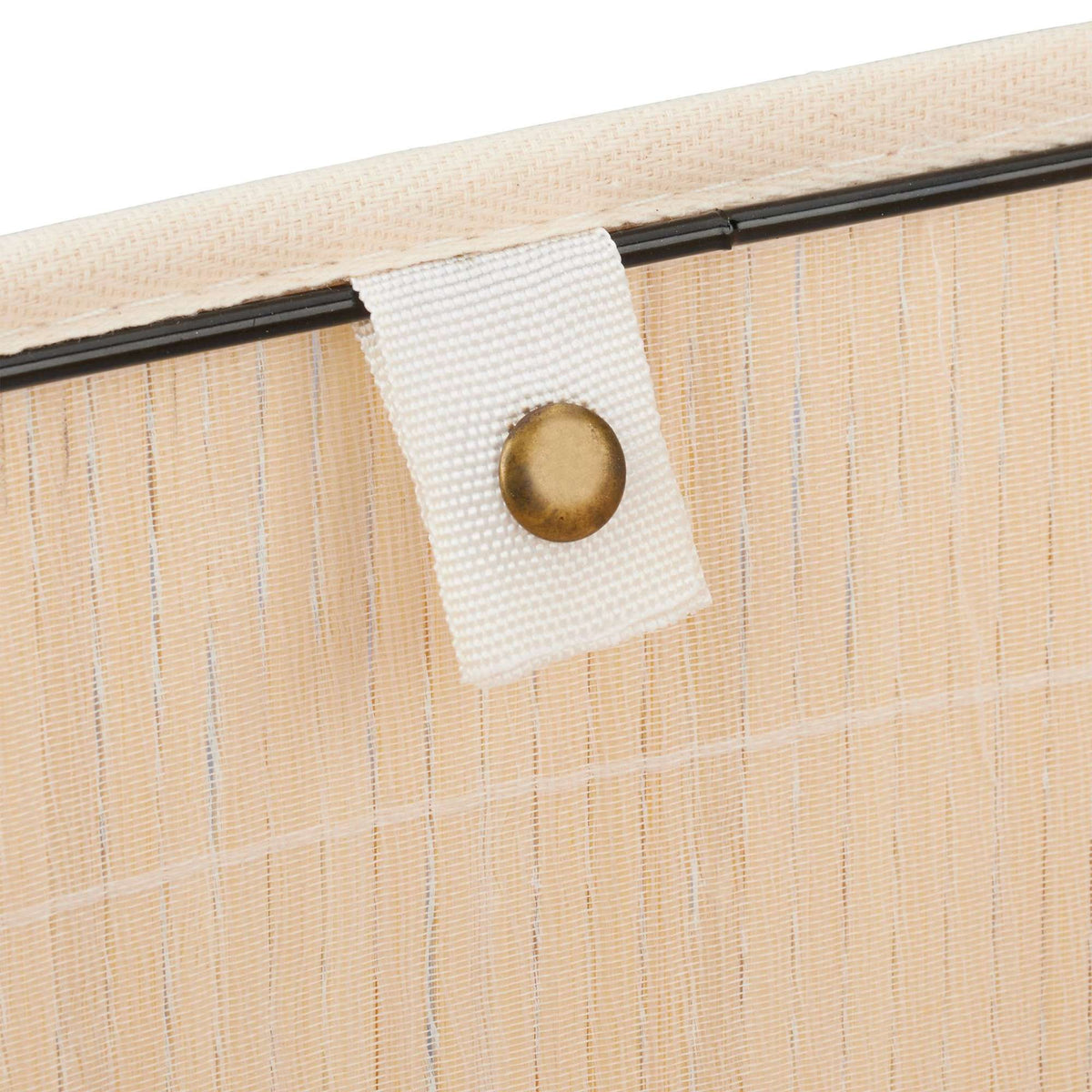 Bread basket in bamboo, floral