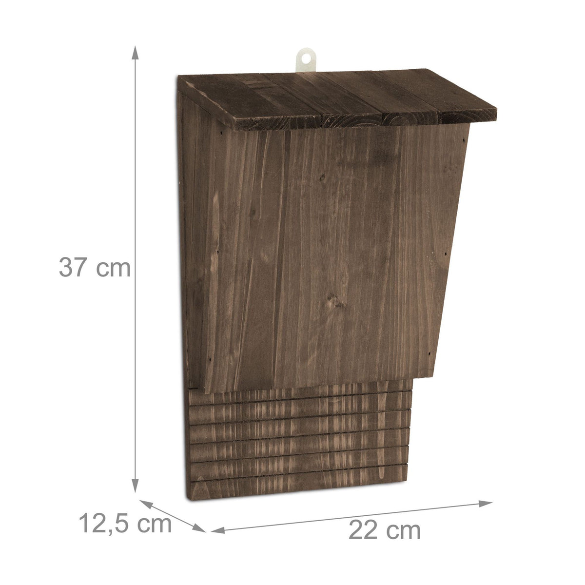 Brown Pine Wood Bat Box
