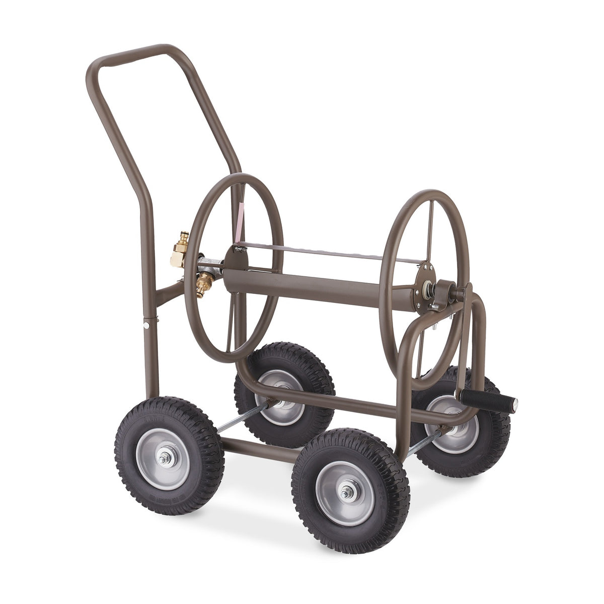 Brown Steel Hose Trolley