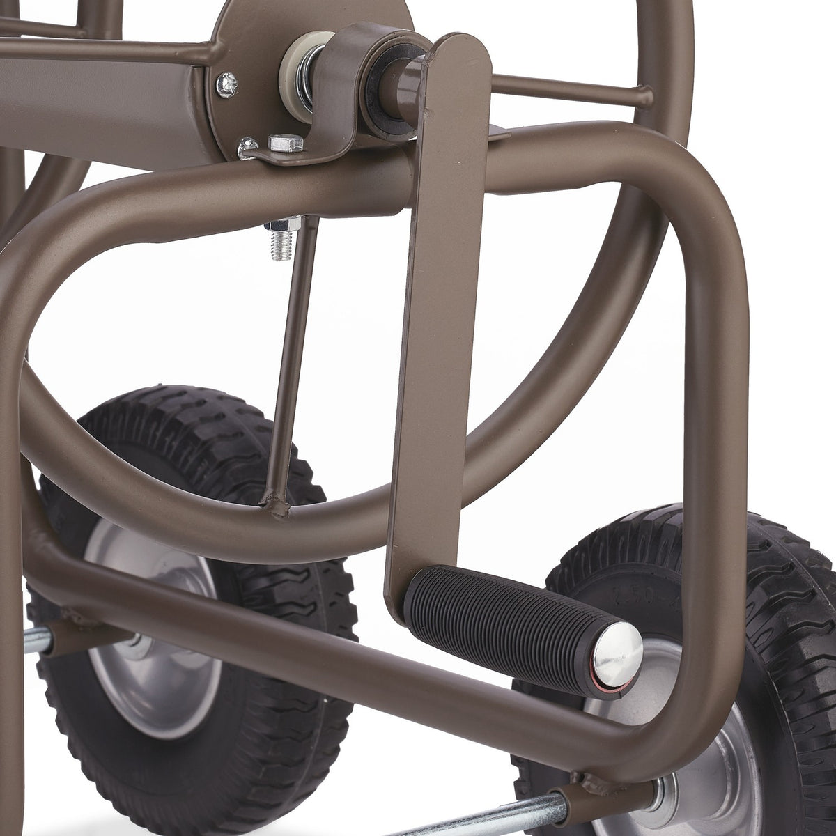 Brown Steel Hose Trolley