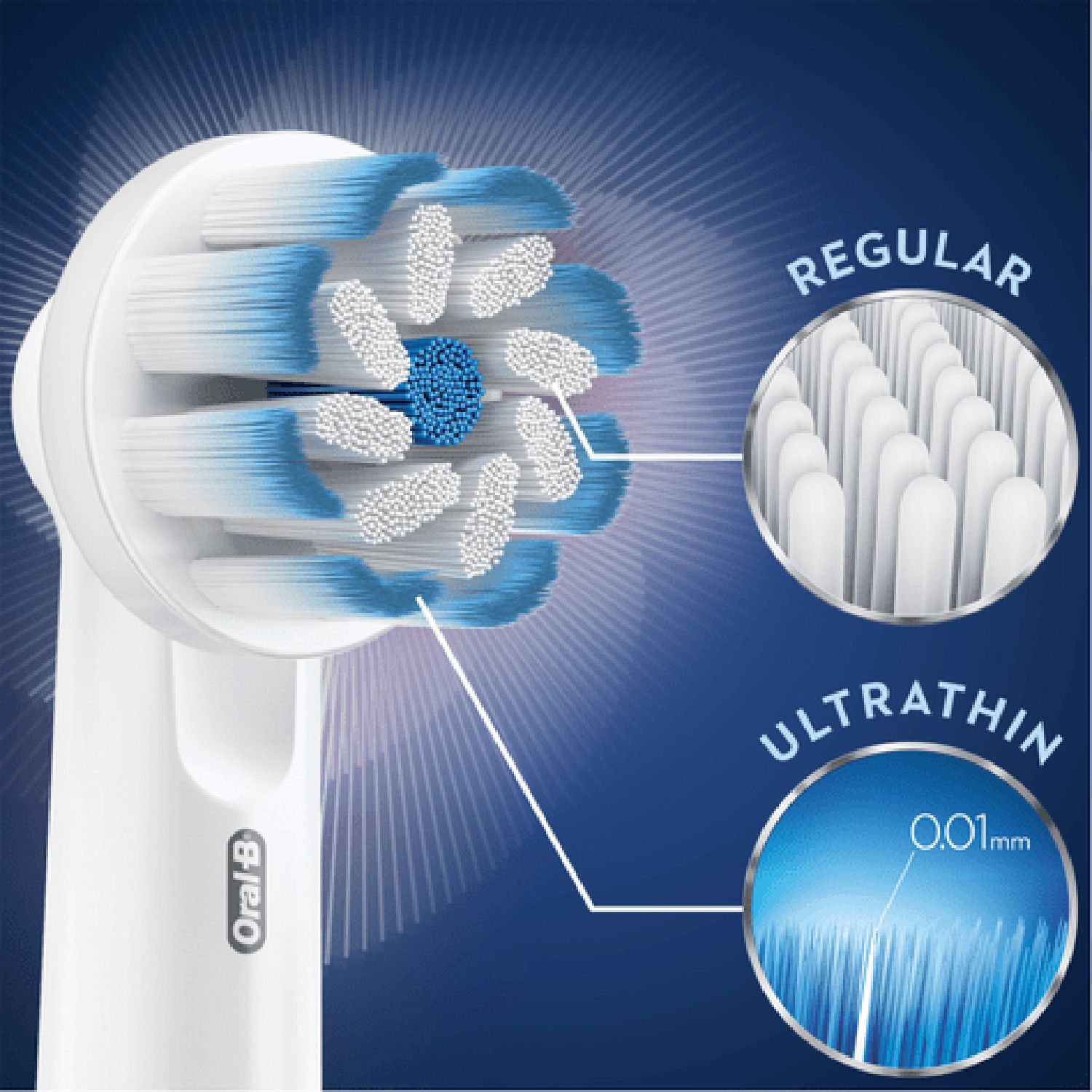 Brush head Sensitive Clean & Care 3+3+3pcs