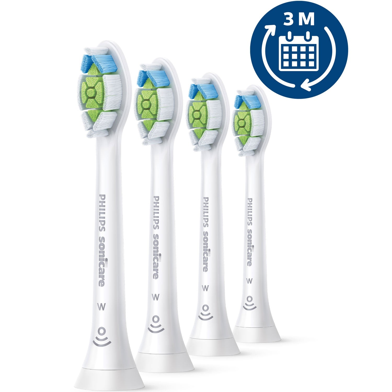 Brush head Sonicare W2 Optimal 4 pcs White HX6064/10