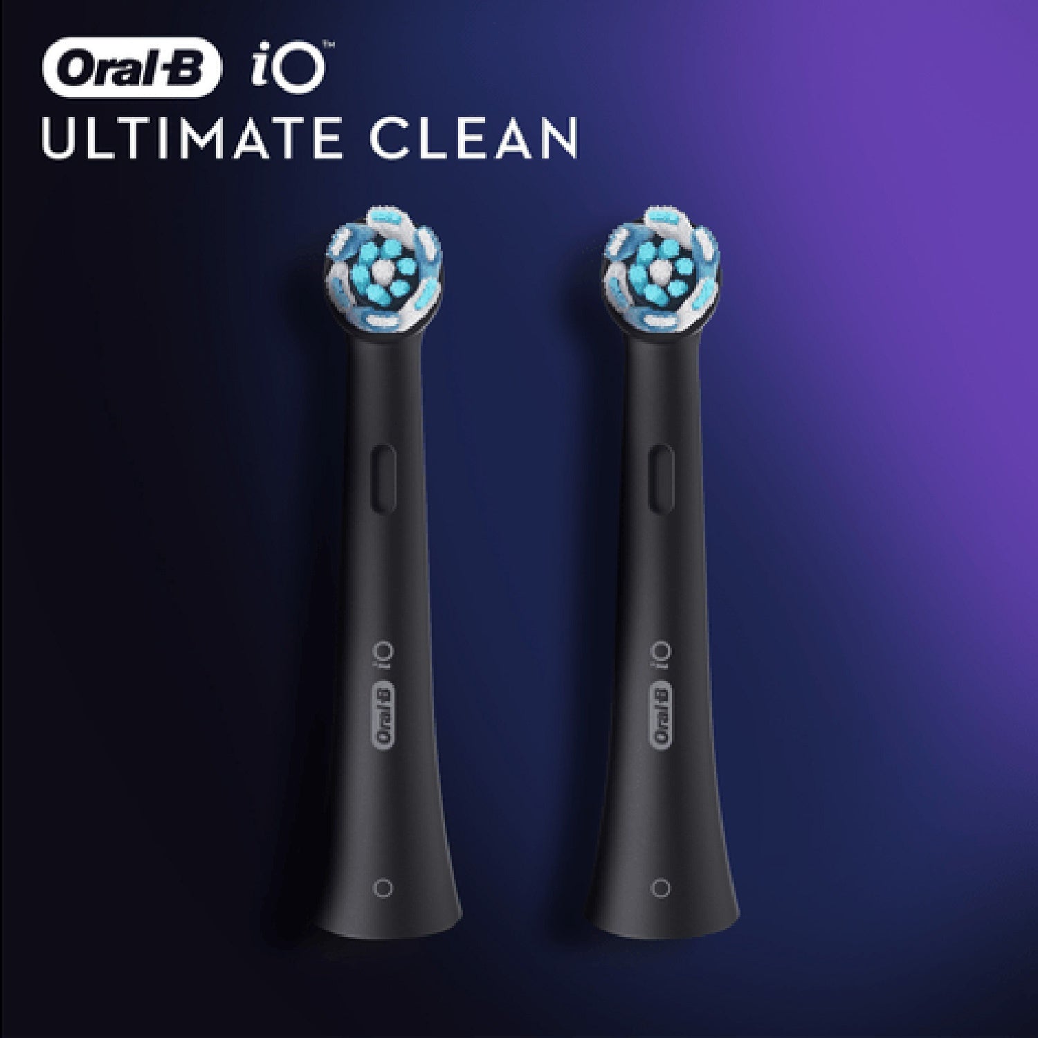 Brush head iO Ultimate Clean Black 2pcs