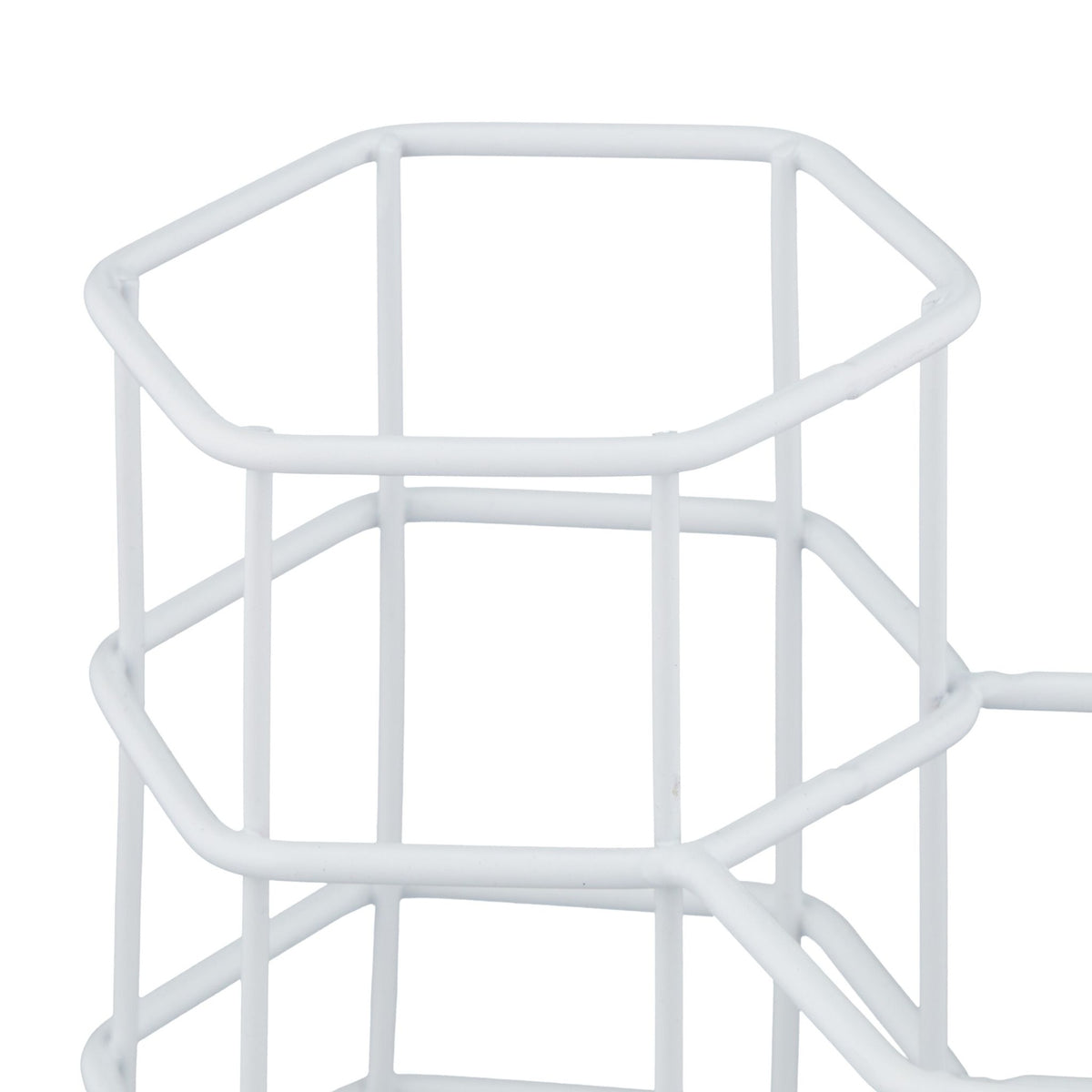 Brush holder with 3 compartments