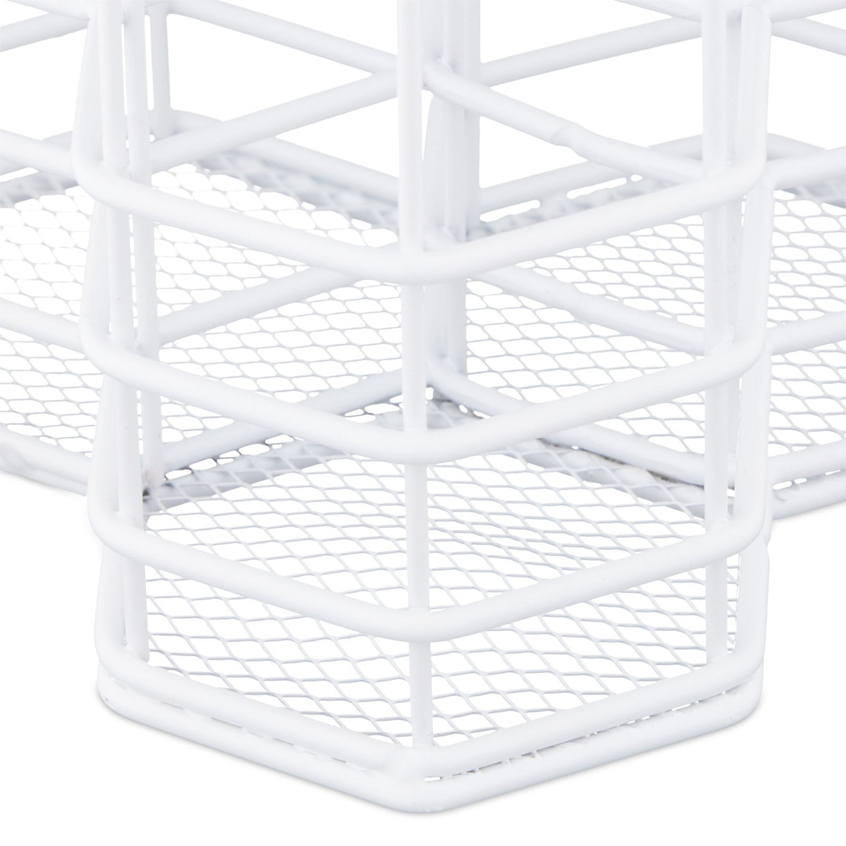 Brush holder with 3 compartments