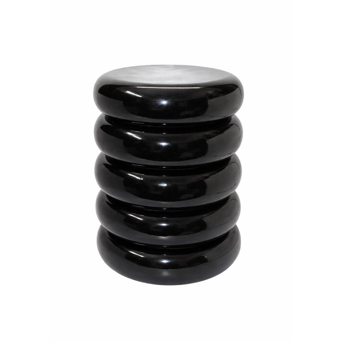 Bubble Design Iron Side Table & Stool