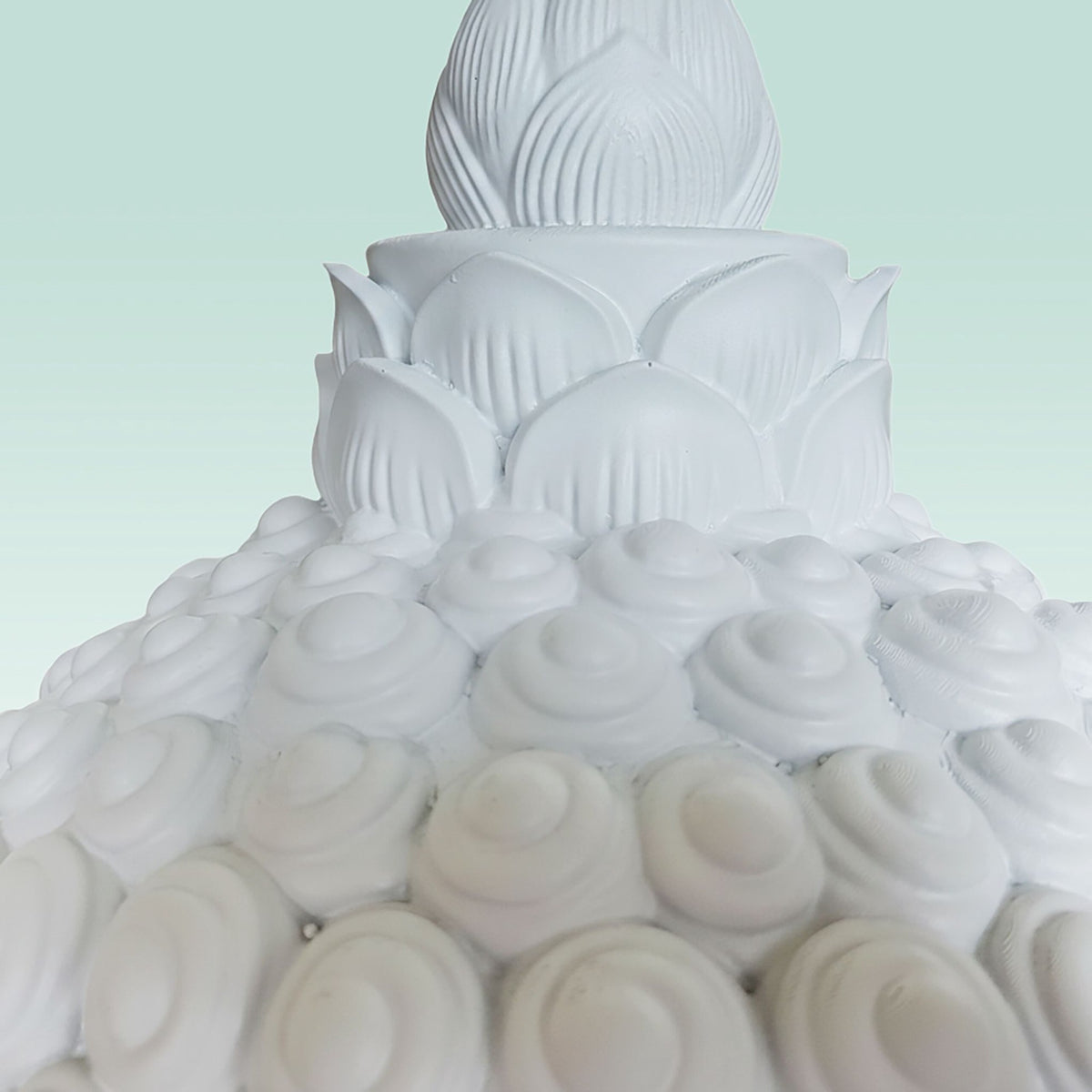 Buddha Head Sculpture, 60cm, Weatherproof Polyresin