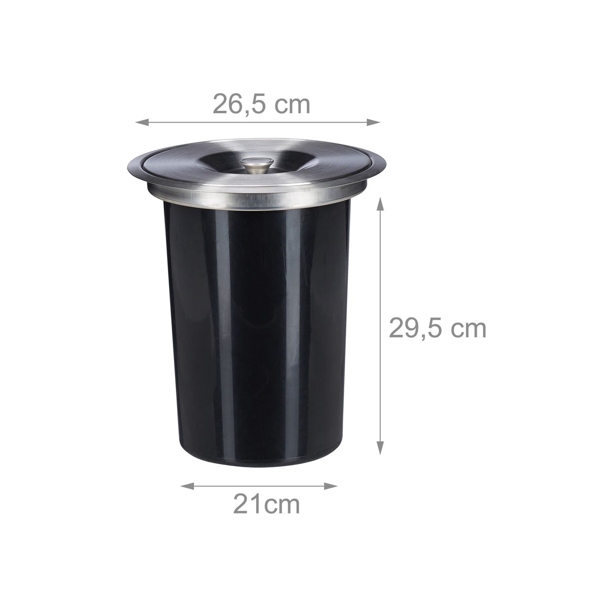 Built-in trash can for worktop