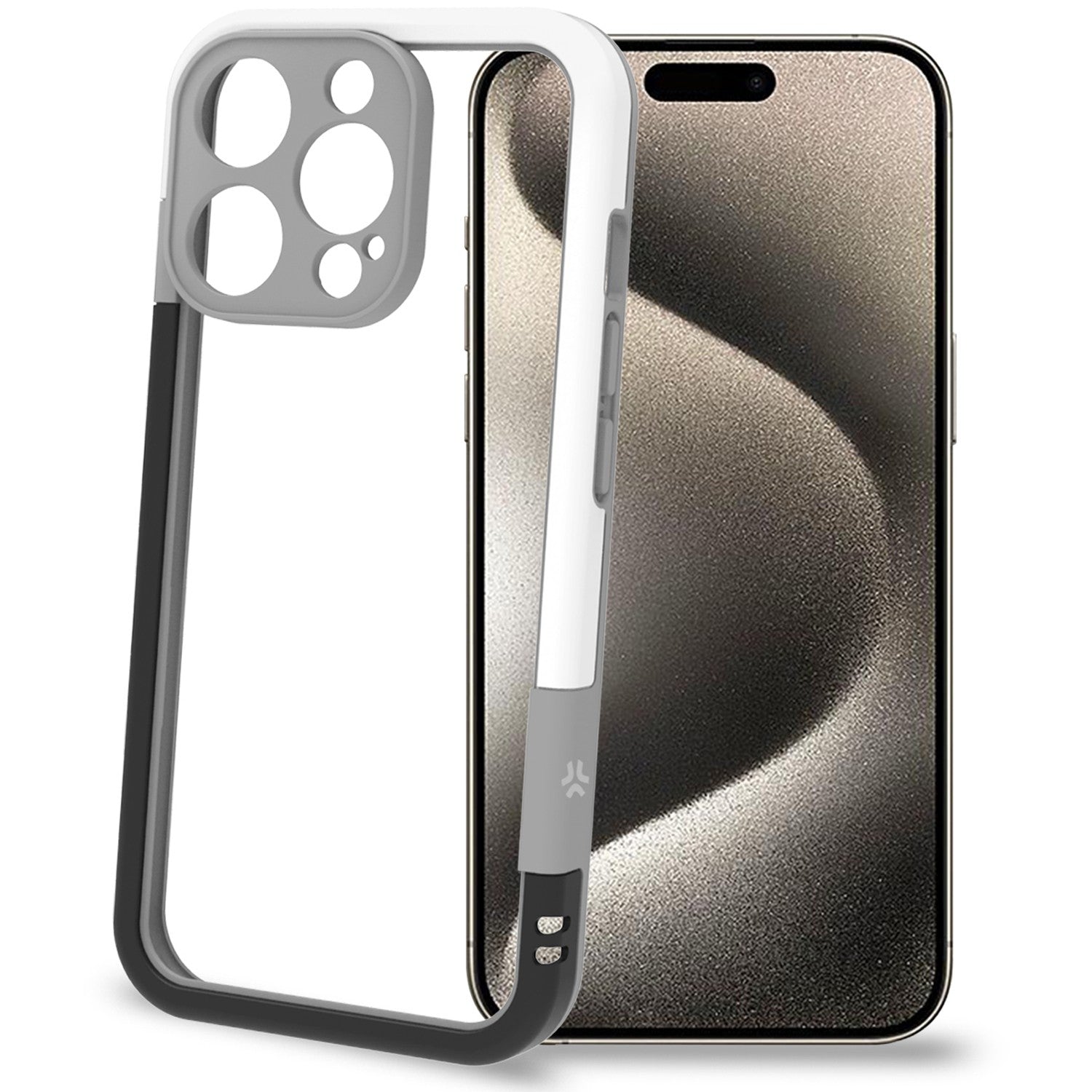 Bumper iPhone 16 Pro Black/White