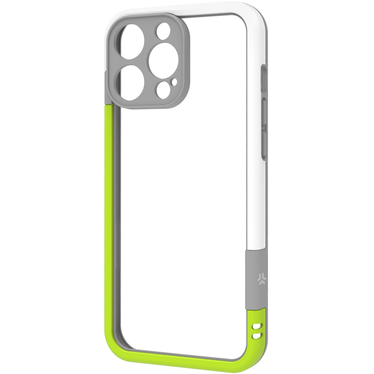 Bumper iPhone 16 Pro Max White/Lime Green