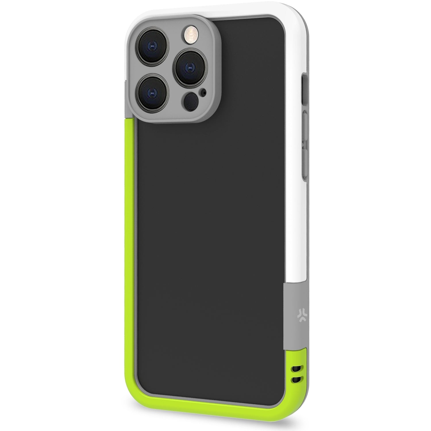 Bumper iPhone 16 Pro Max White/Lime Green