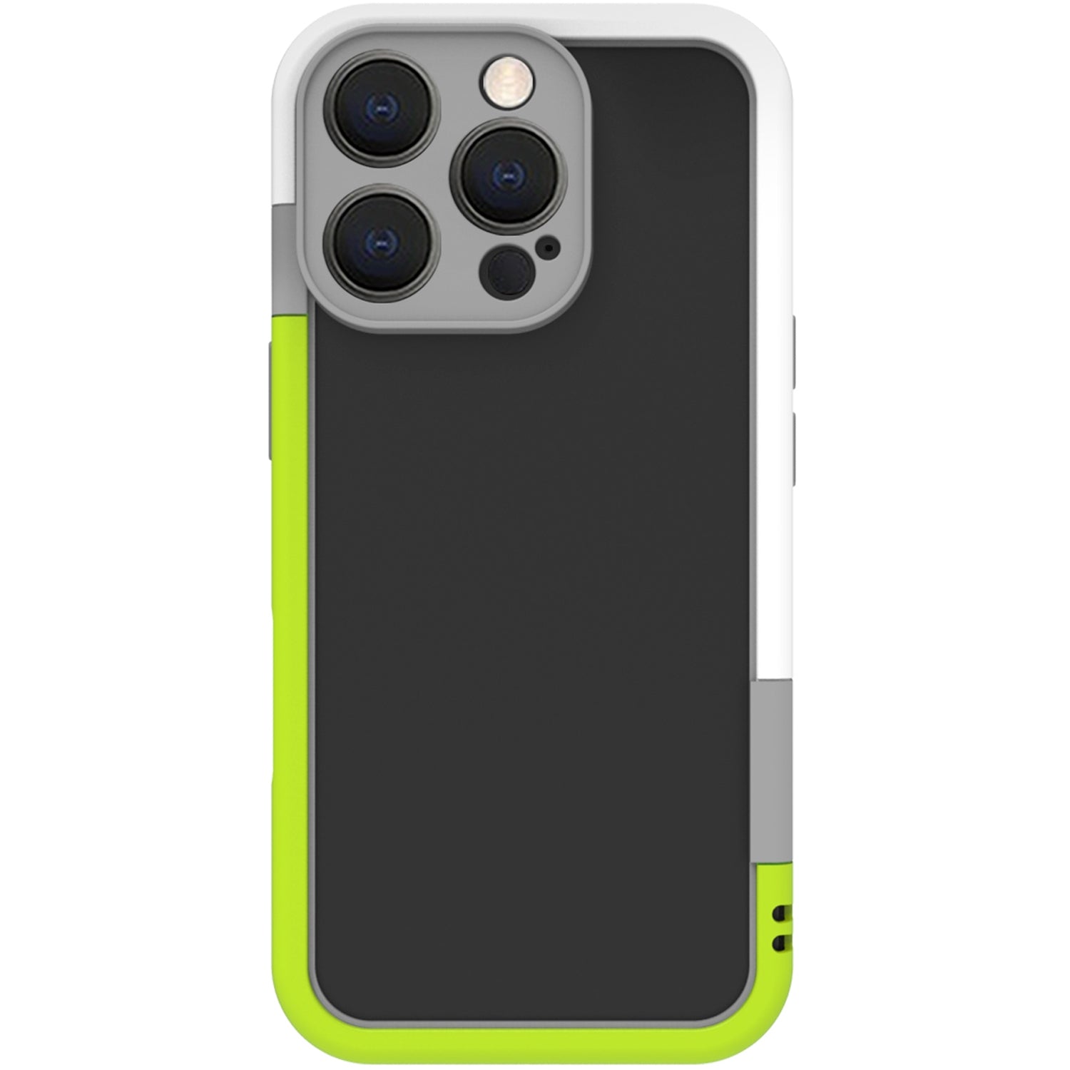Bumper iPhone 16 Pro White/Lime Green