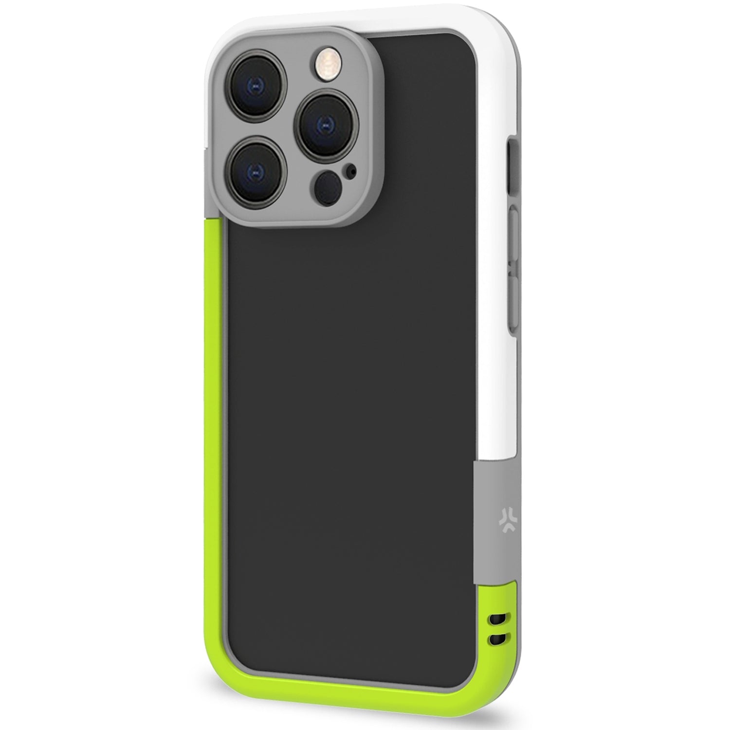 Bumper iPhone 16 Pro White/Lime Green