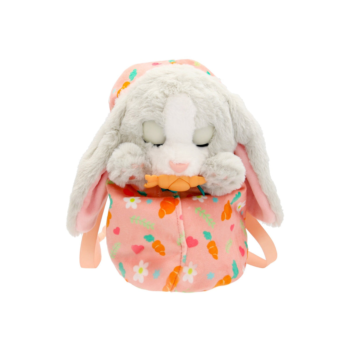 Bunny Plush Toy with Blanket & Sound, 24 cm