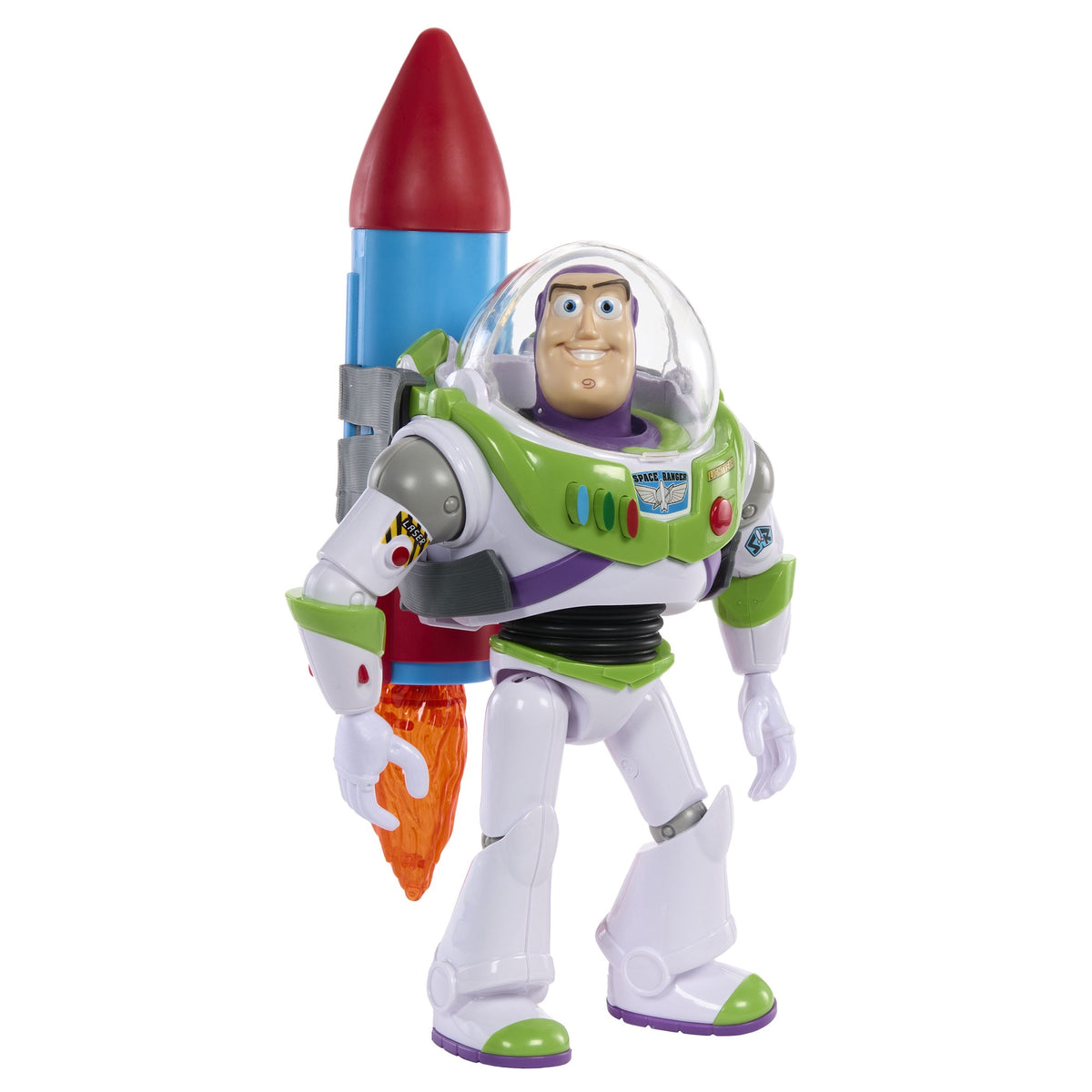 Buzz Lightyear Action Figure with Rocket and Sounds