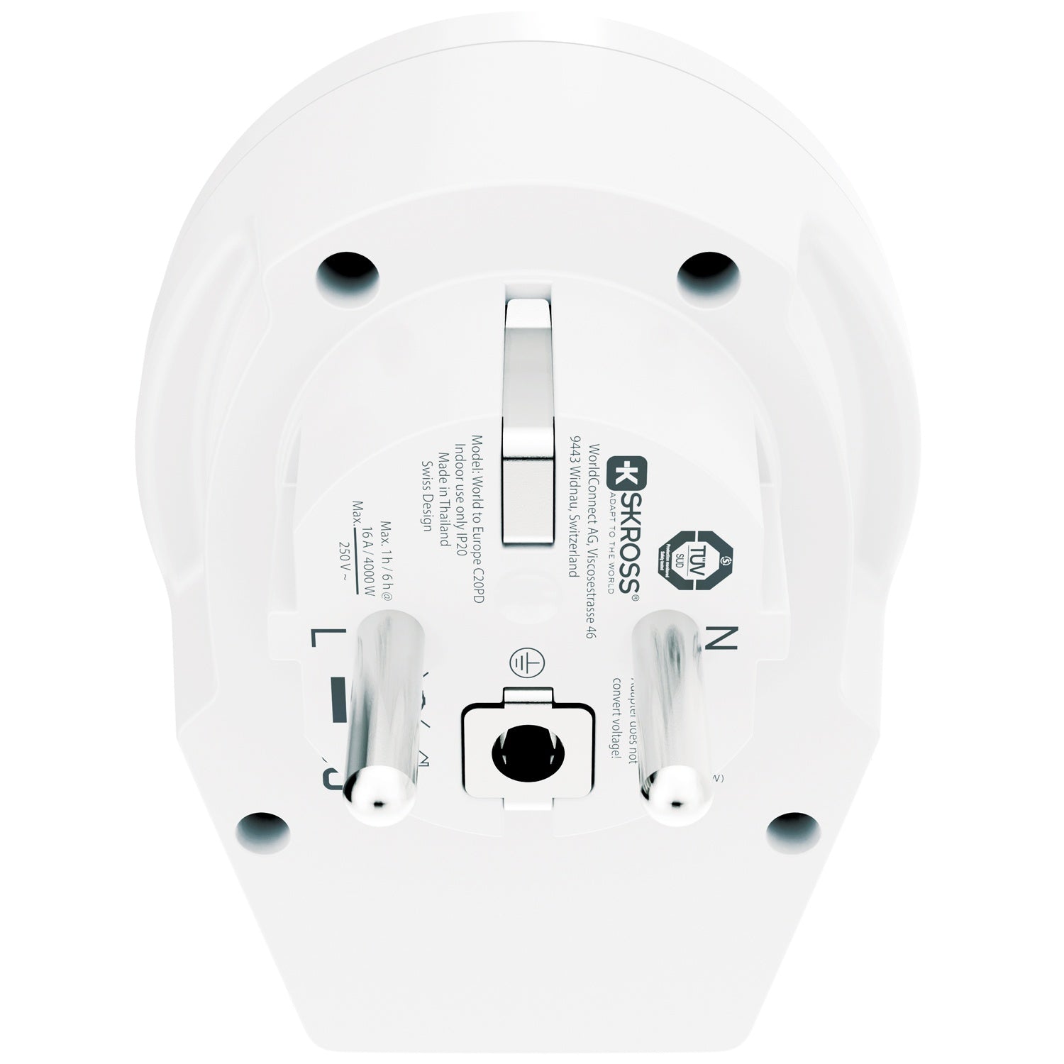 C20PD Travel adapter Europe USB-C PD 20W