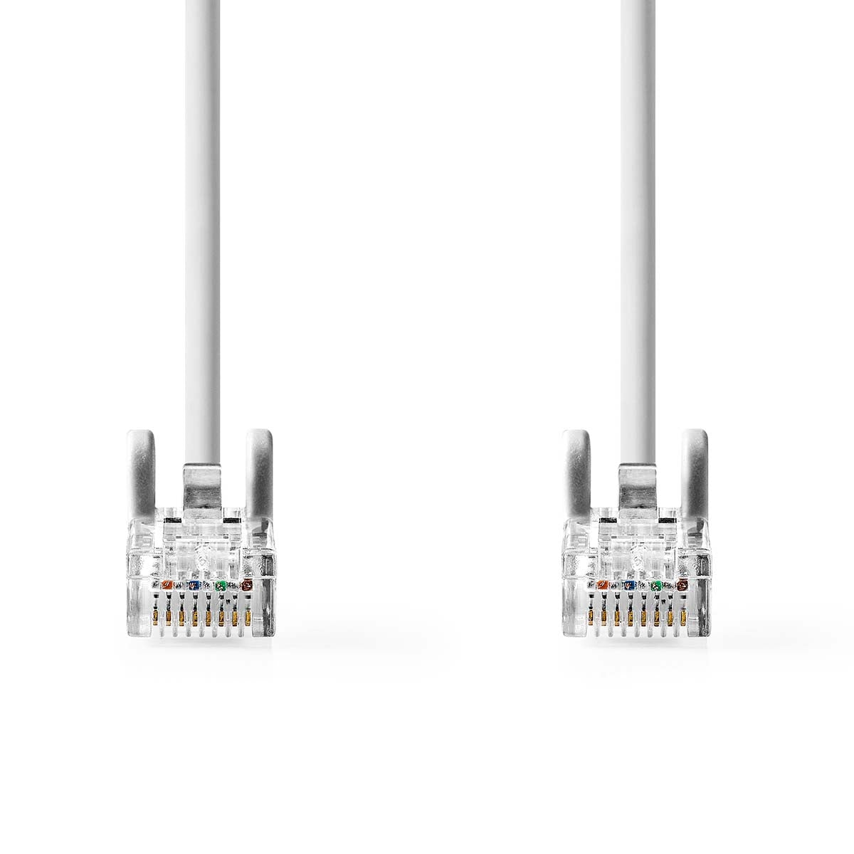 CAT5e network cable | U/UTP | RJ45 male | RJ45 male | 2.00 m | Round | PVC | Gray | Plastic bag