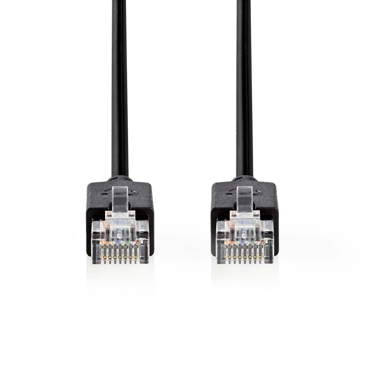 CAT5e network cable | U/UTP | RJ45 male | RJ45 male | 5.00 m | Round | LSZH | Anthracite | Plastic bag