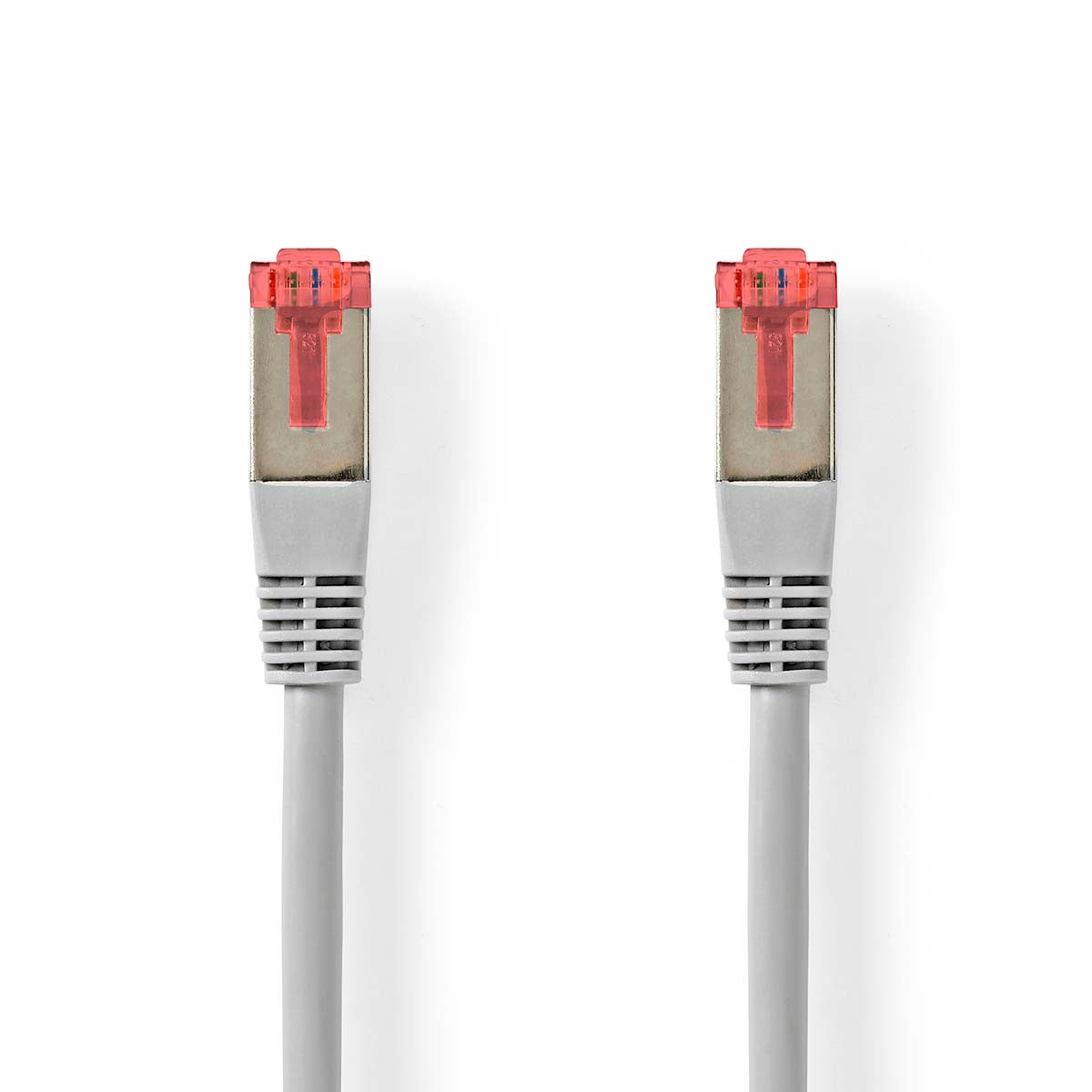 CAT6 Network Cable | RJ45 Male | RJ45 Male | SF/UTP | 0.25 m | Round | PVC | Grey | Label