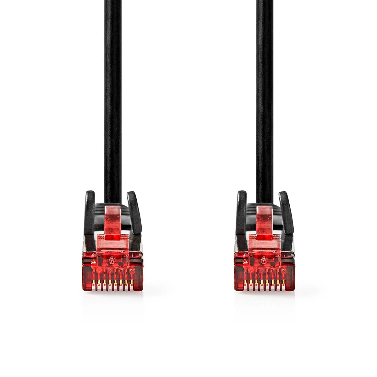 CAT6 Network Cable | RJ45 Male | RJ45 Male | U/UTP | 1.50 m | Round | PVC | Black | Label