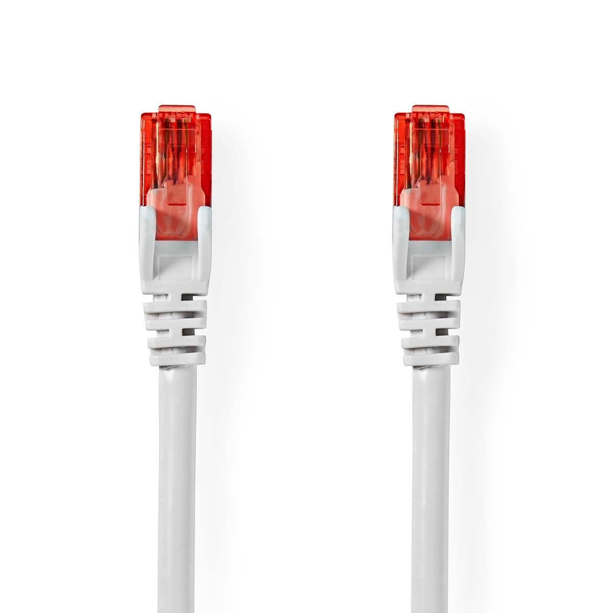 CAT6 Network Cable | RJ45 Male | RJ45 Male | U/UTP | 1.50 m | Round | PVC | White | Label