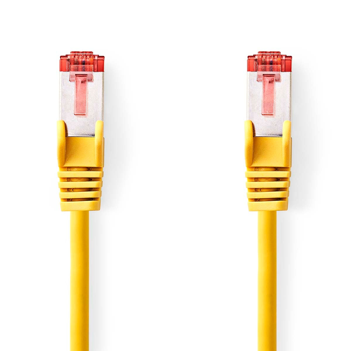 CAT6 Network Cable | RJ45 male | RJ45 male | S/FTP | 3.00 m | Round | LSZH | Yellow | Plastic bag