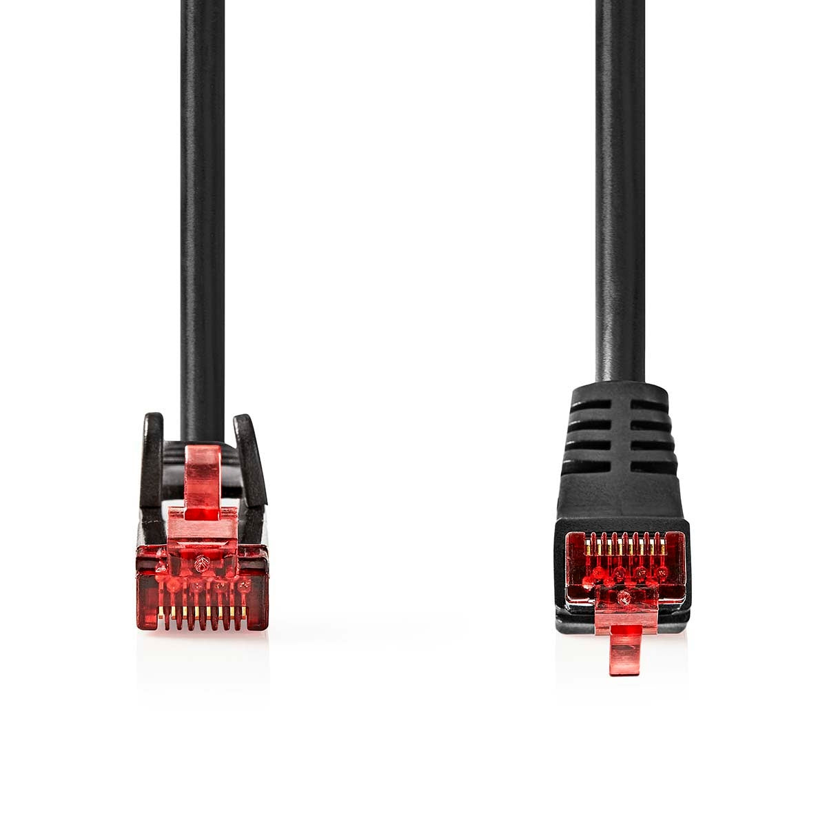 CAT6 Network Cable | RJ45 male | RJ45 male | SF/UTP | 2.00 m | Round | LSZH | Black | Plastic bag