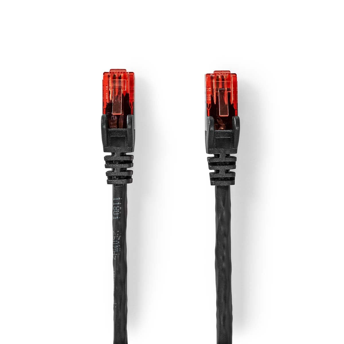 CAT6 Network Cable | RJ45 male | RJ45 male | U/UTP | 50.0 m | Outdoors | Round | PE | Black | Envelope