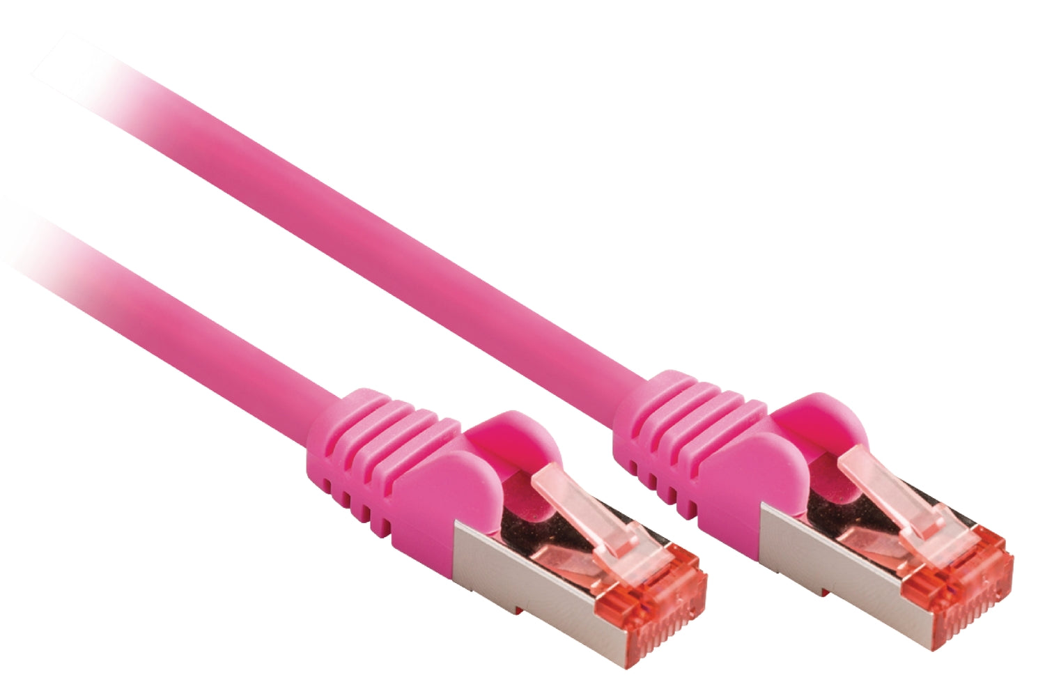 CAT6 S / FTP Network Cable RJ45 (8P8C) Male - RJ45 (8P8C) Male 7.50 m Pink
