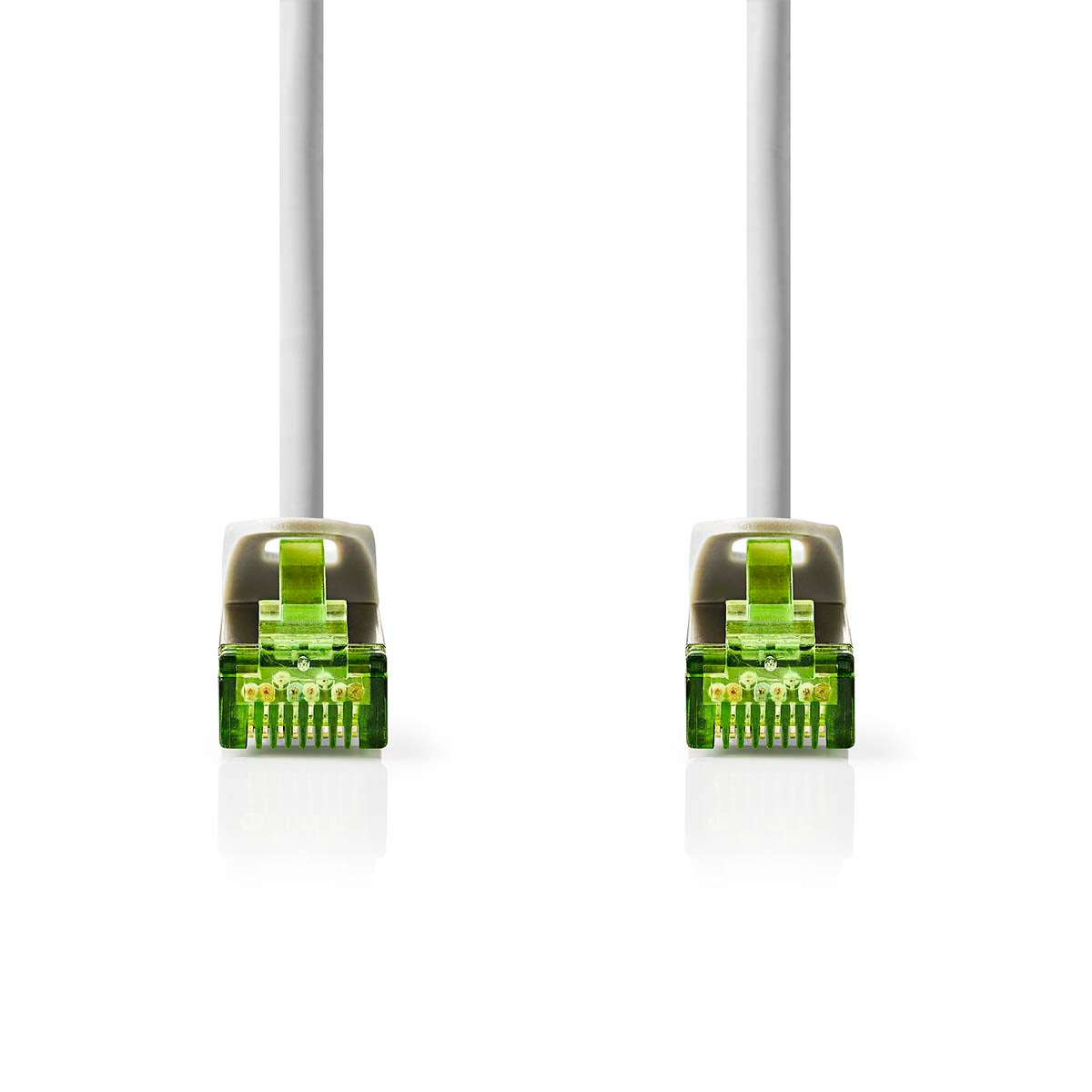 CAT7 network cable | S/FTP | RJ45 male | RJ45 male | 2.00 m | Snagless | Round | LSZH | Gray | Box