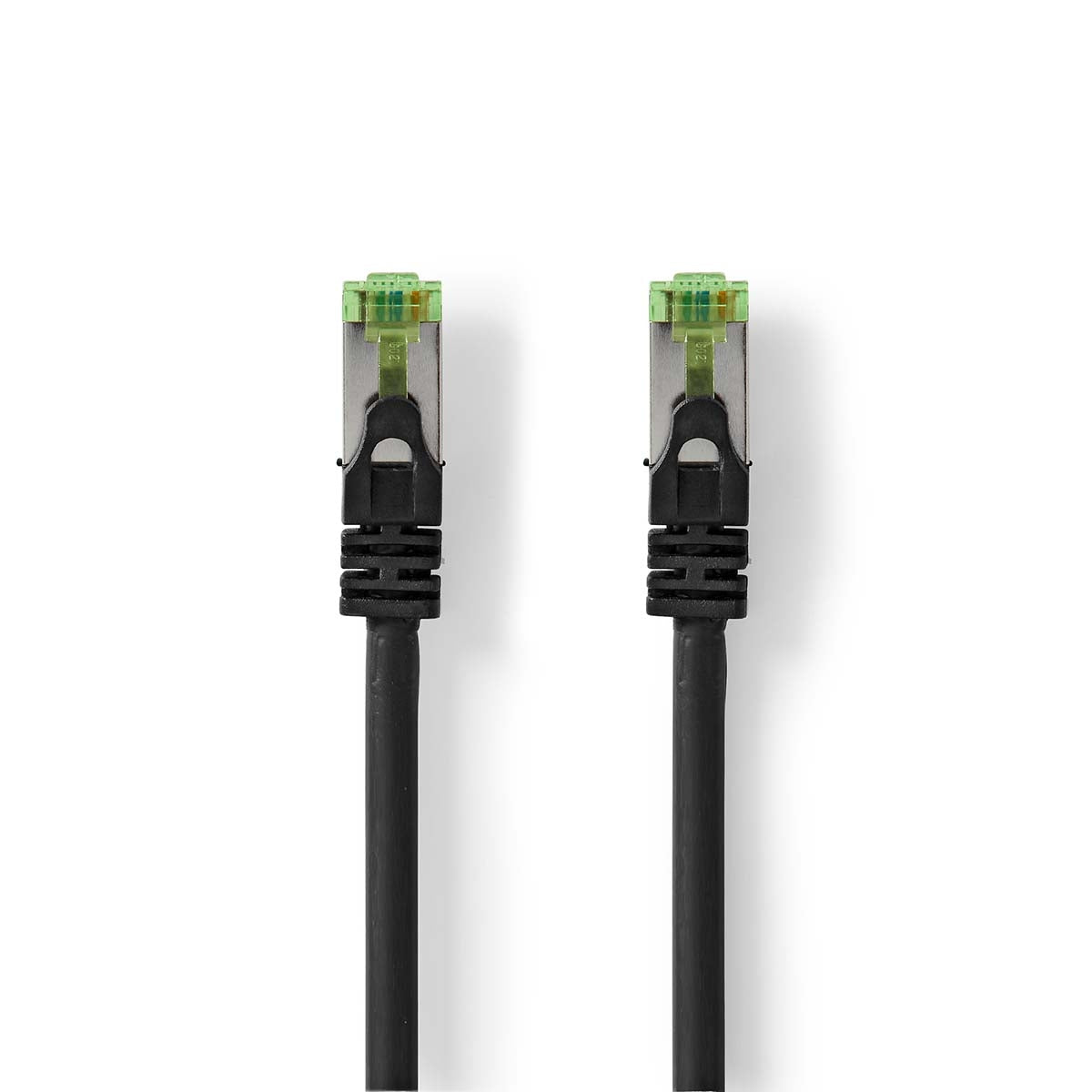 CAT7 network cable | S/FTP | RJ45 male | RJ45 male | 3.00 m | Snagless | Round | LSZH | Black | Envelope