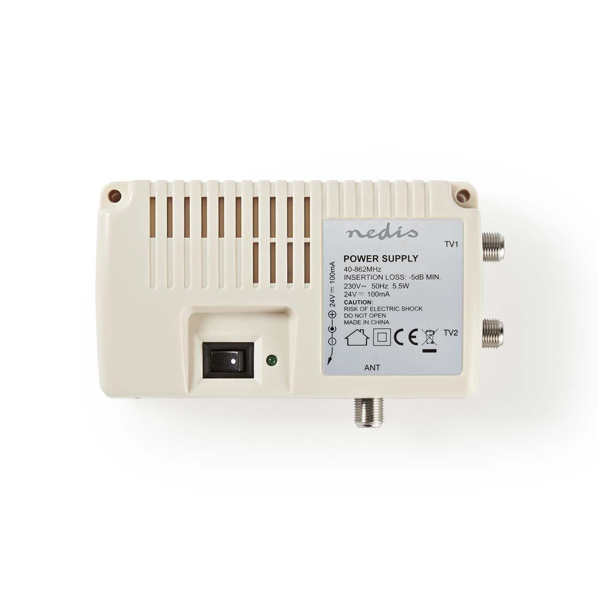 CATV Power Deployed | 40-862 MHz | insertion loss: -5 dB | 75 Ohm | ABS | White