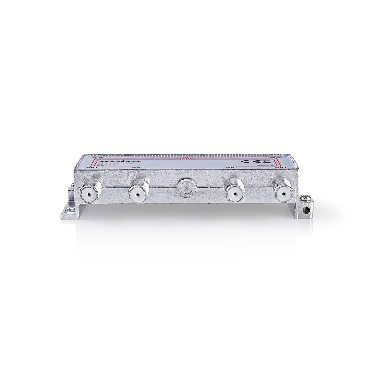 CATV Splitter | 5 - 1000 MHz | insertion loss: 10.0 dB | Number of outputs: 6 | 75 Ohm | Zinc