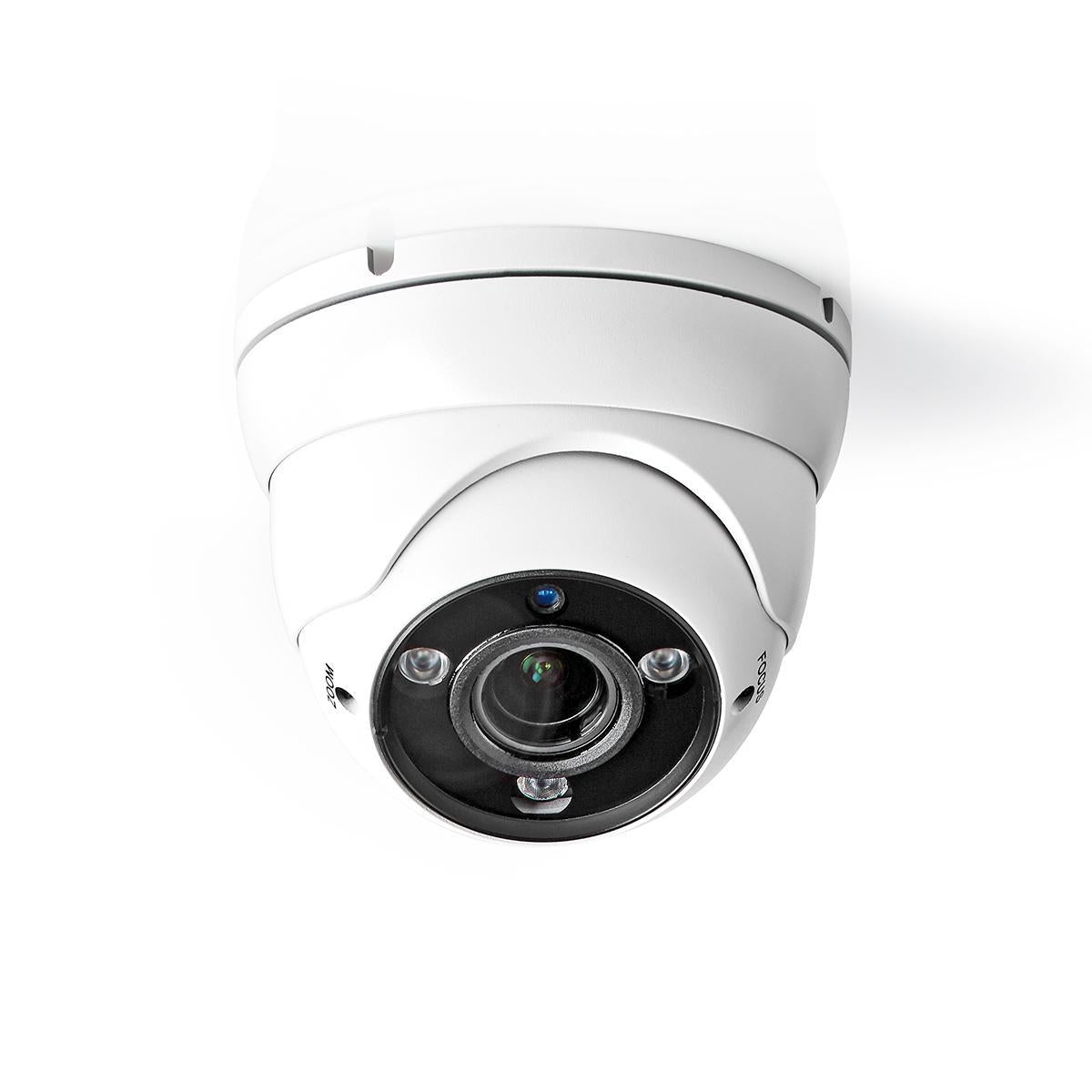 CCTV Security Camera | Full HD 1080p | Night vision: 30 m | Mains Powered | 1/3" CMOS | Viewing angle: 96 ° | Lens: 2.8 - 12 mm | ABS | Black / White