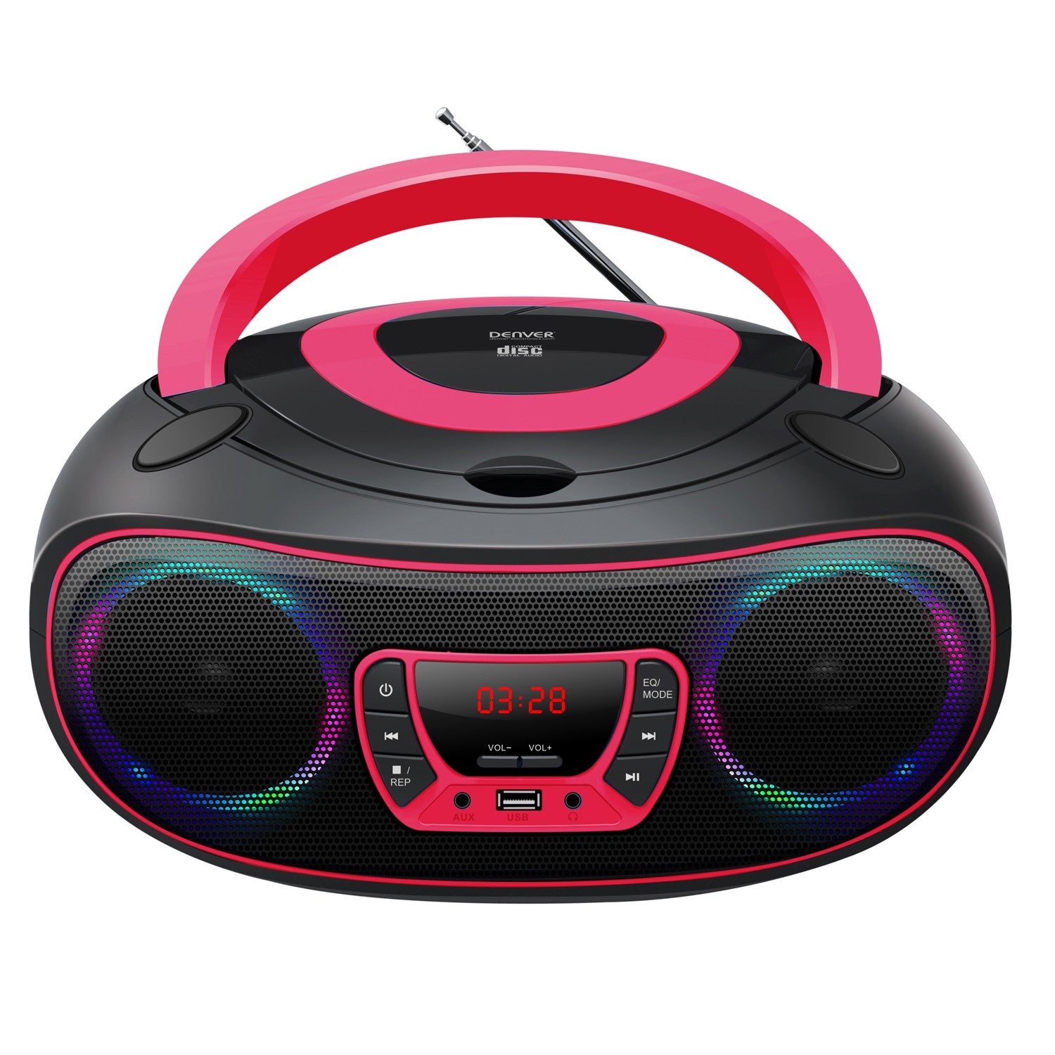 CD Boombox with FM/USB/BT