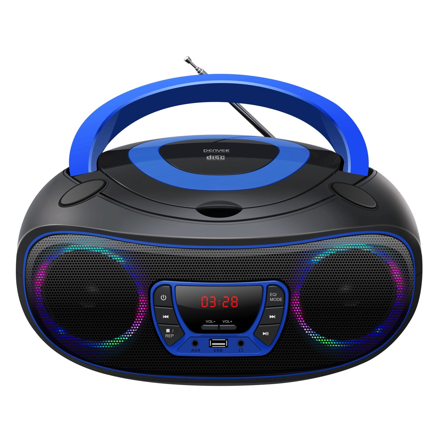 CD Boombox with FM/USB/BT