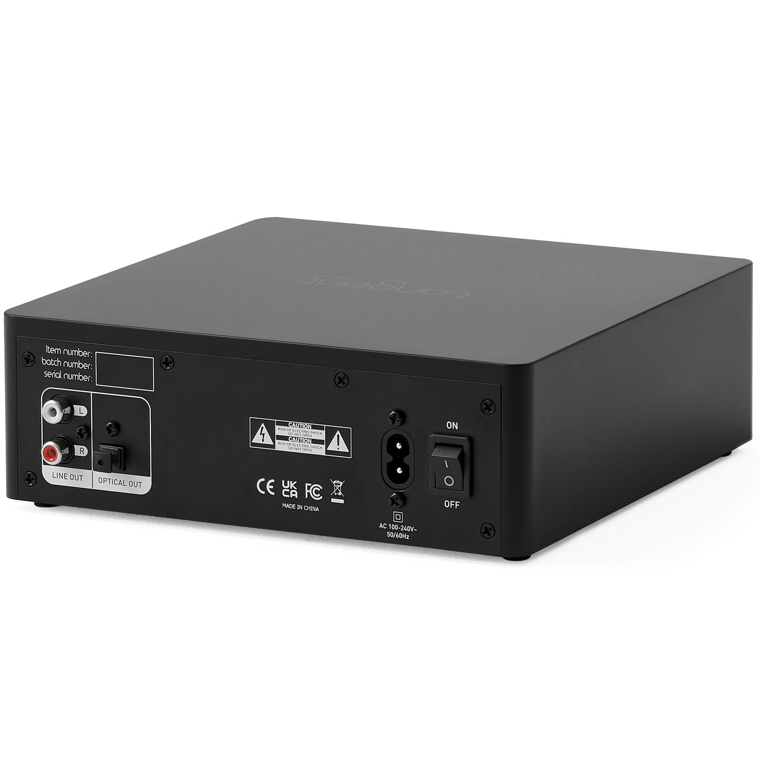 CD Player with Display, Black
