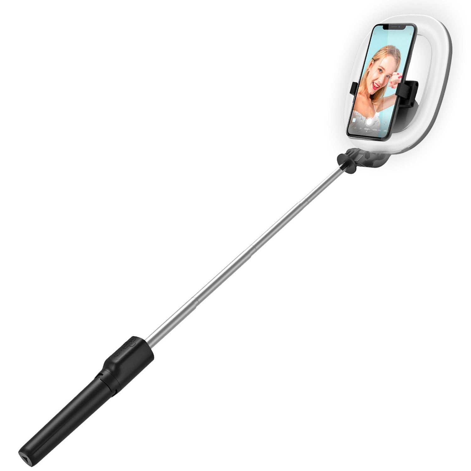 CLICKRINGBT Ring light with Tripod/Selfie stick