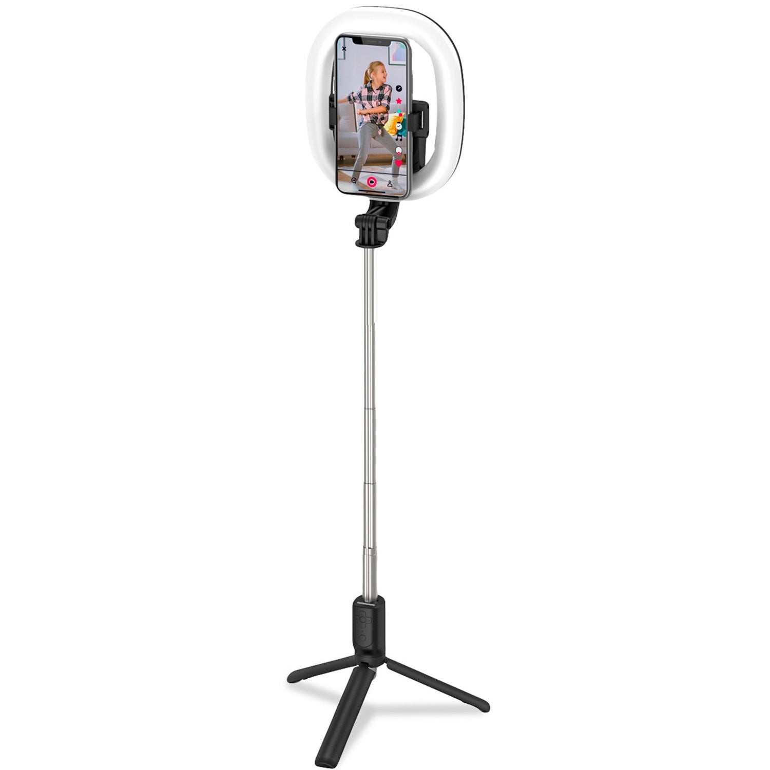 CLICKRINGBT Ring light with Tripod/Selfie stick
