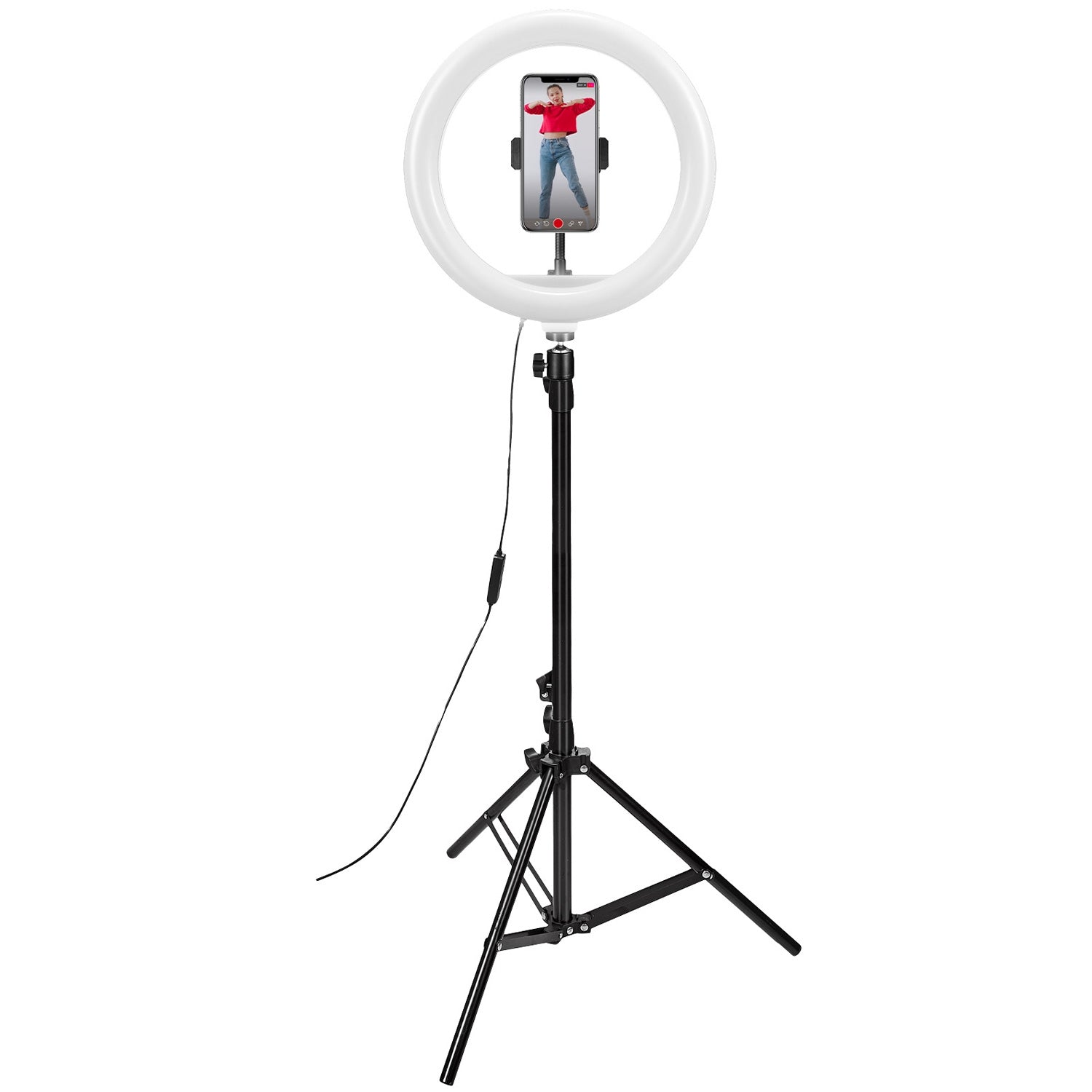 CLICKRINGUSB 12" Ring light with 1.6m Tripod