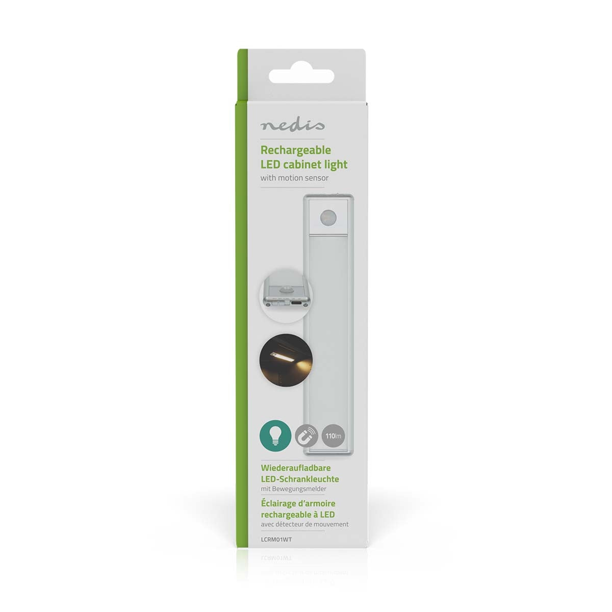 Cabinet Light | 110 lm | Rechargeable | 1100 mAh | Motion Sensor | 600 min | 5 V DC