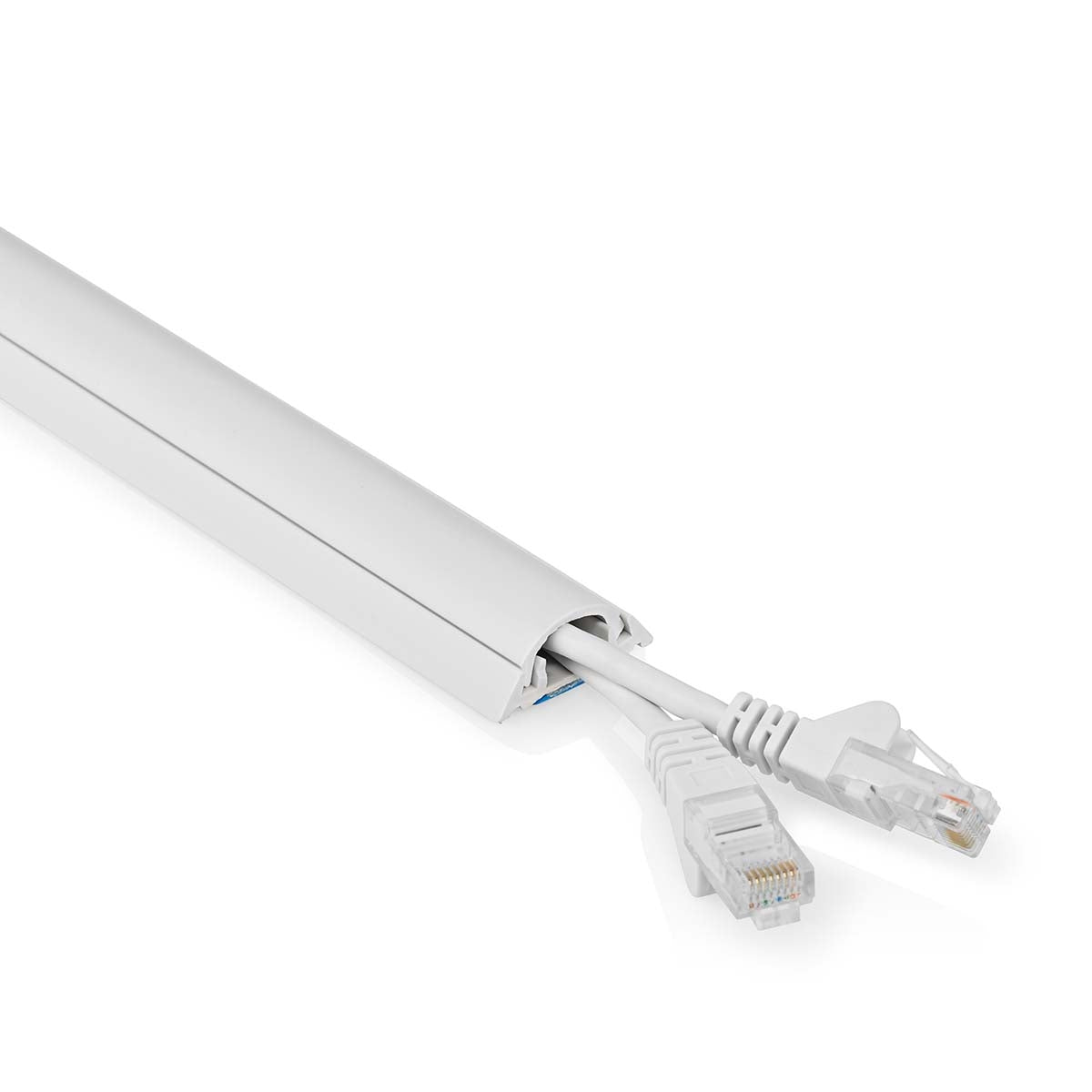 Cable Management | Channel | 1 pc. | Maximum cable thickness: 12 mm | PVC | White