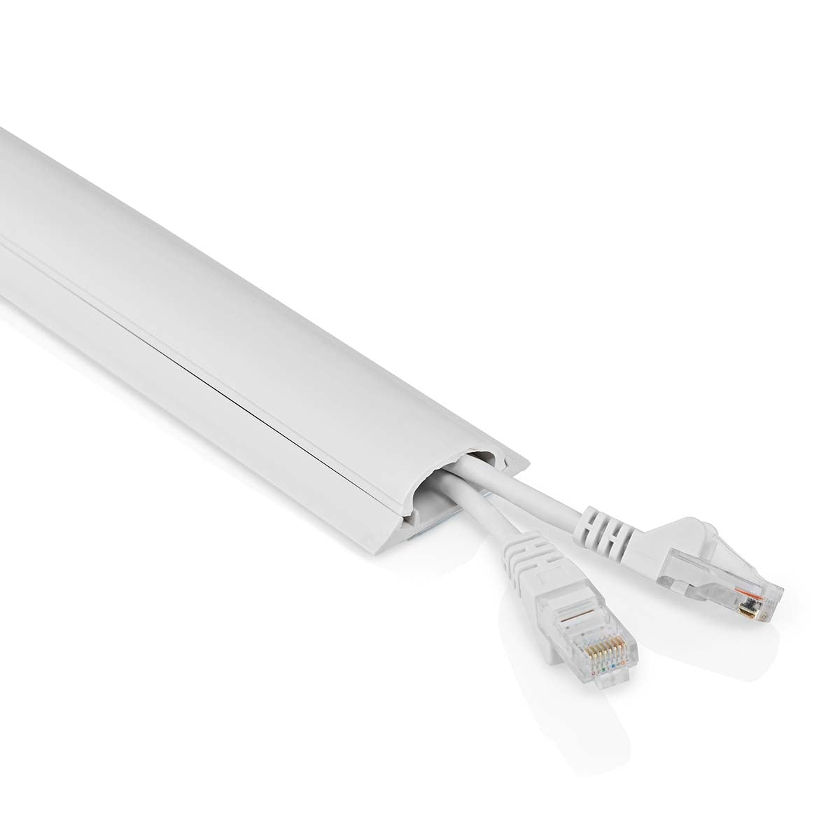 Cable Management | Channel | 1 pc. | Maximum cable thickness: 16 mm | PVC | White