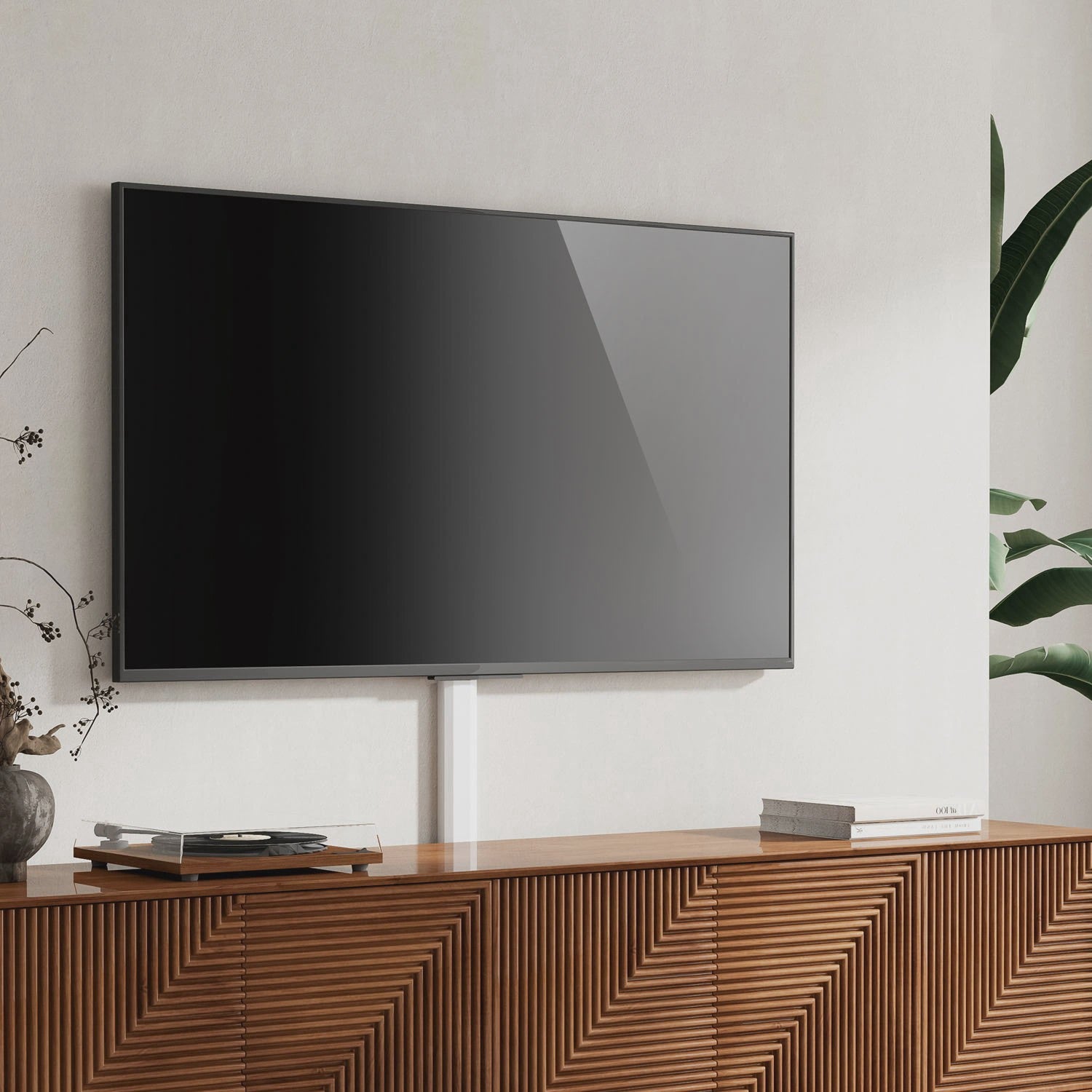 Cable Management Channel, 75x6x2 cm, White PVC