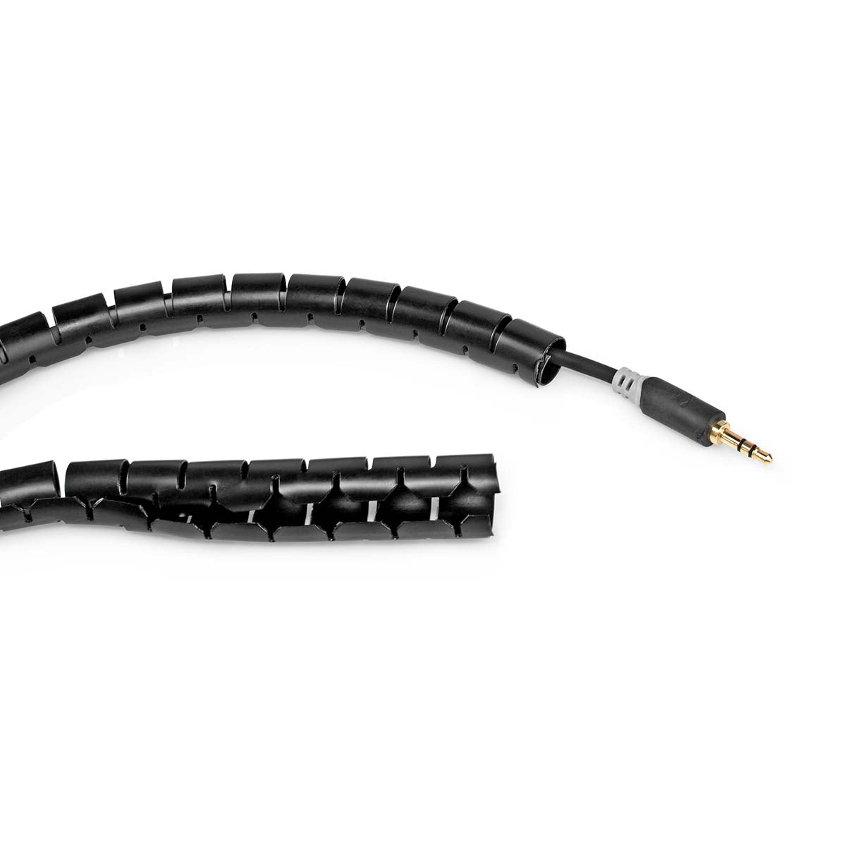 Cable Management | Spiral sleeve | 1 pc. | Maximum cable thickness: 16 mm | PE | Black