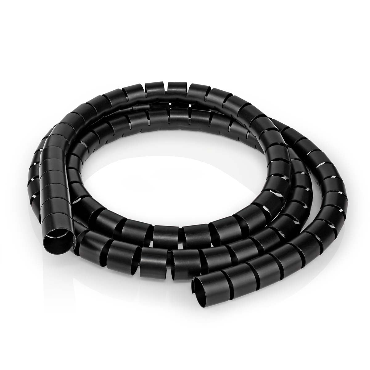 Cable Management | Spiral sleeve | 1 pc. | Maximum cable thickness: 28 mm | PE | Black